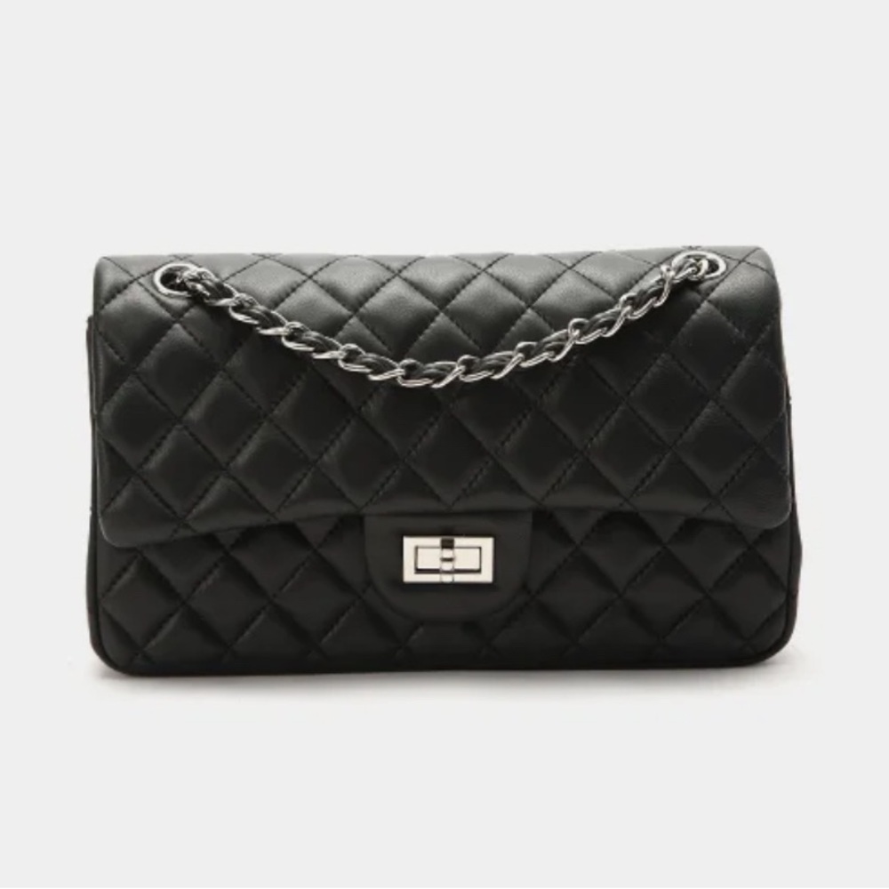 Lambskin shoulder or crossbody bag